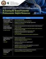 AI for Brand Protection Professionals Helpful Resources