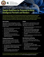 Sample Questions for AI Vendors