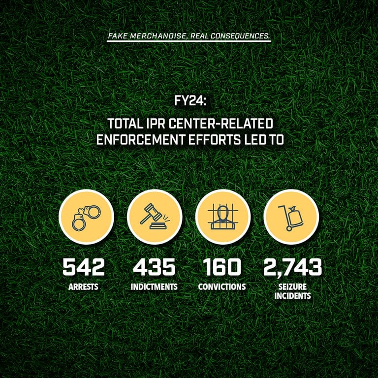 FY24 - Total IPR Center-Related Enforcement Efforts